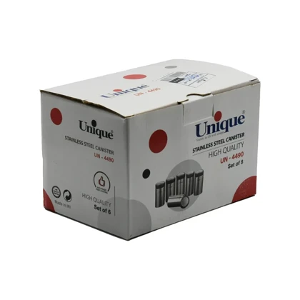 جا ادویه استیل یونیک کد 4490 مجموعه 6 عددی