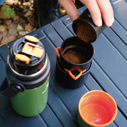 قهوه ساز و فلاسک دوجداره SANTECO KAFE 650ml