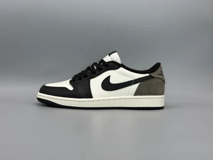 کتانی نایکی جردن1لو دارک موکا مستر/Nike Air Jordan 1 low