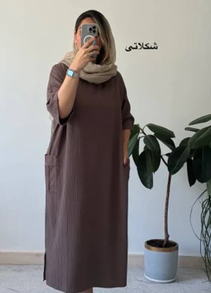 پیراهن مانتویی دلسا 12