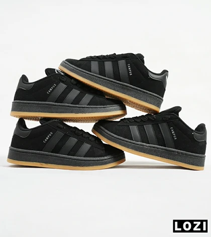 کفش کتانی بزرگ پا مشکی کرم ADIDAS Campus مدل 5166