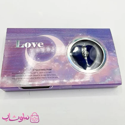 پک گردنبند زنانه مروارید عشق طرح بنفش