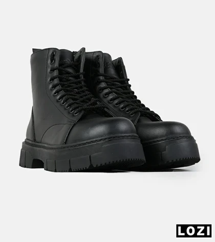 بوت مردانه مشکی BERSHKA مدل 5884