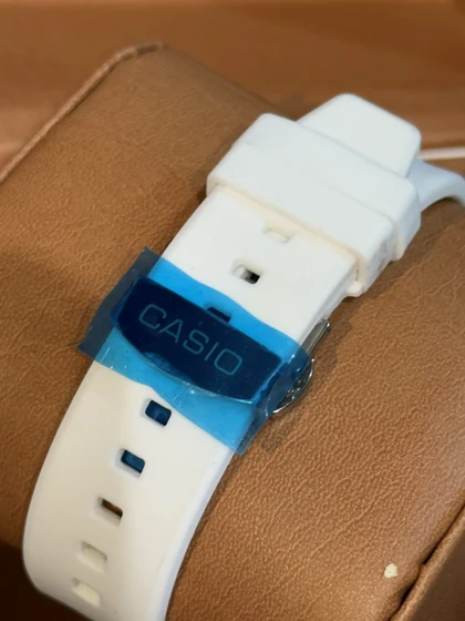 ساعت جی شاک2100صفحه شفاف سفید صفحه آبی