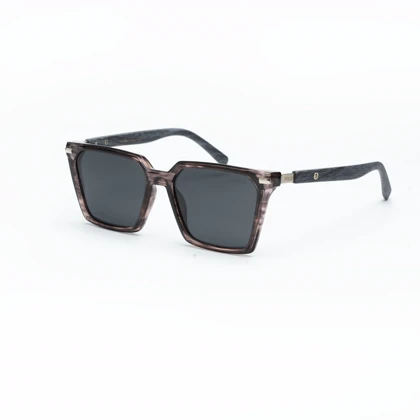 عینک آفتابی مردانه وزنانه پلاریزه پولو POLO مدل SG-25140باطراحی دسته طرح‌چوب وشیک