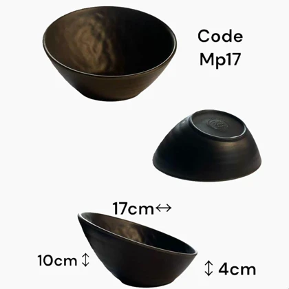 کاسه کج سیب 4عددی - 17mp