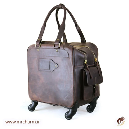 چمدان تراولی چرم mrc168-17