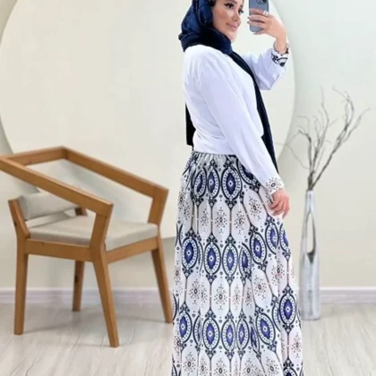 بلوز و دامن مدل اقاقیا