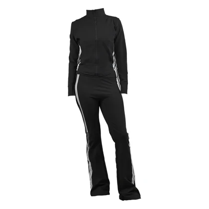 ست سویشرت و شلوار ورزشی زنانه مدل 4H0913 مشکی