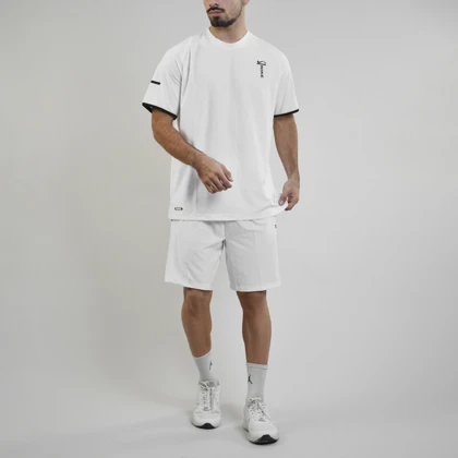 ست تیشرت و شلوارک اسپرت نایک مدل DS-4H0828 سفید