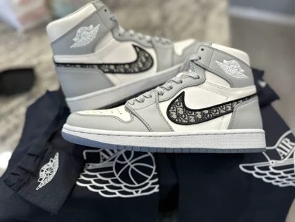 کتانی ویتنامی نایک ایر جردن وان ساق‌دار دیور Nike Air Jordan 1 Retro High Dior