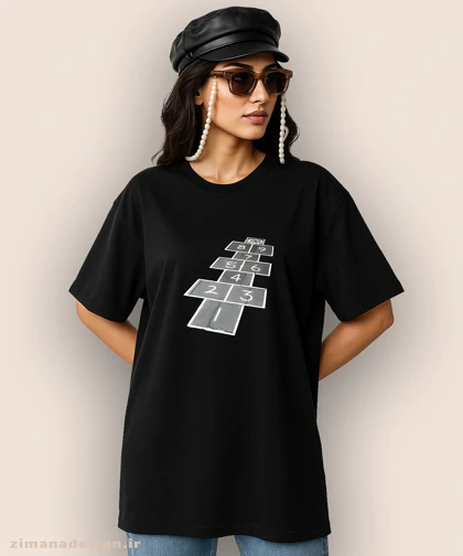 تیشرت لش مردانه و زنانه نوستالژی طرح بازی لی لی