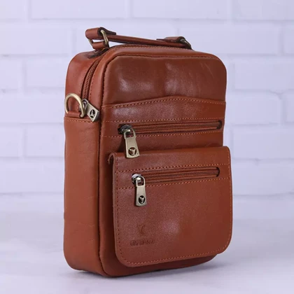 کیف دوشی چرم چرمسال کد 812