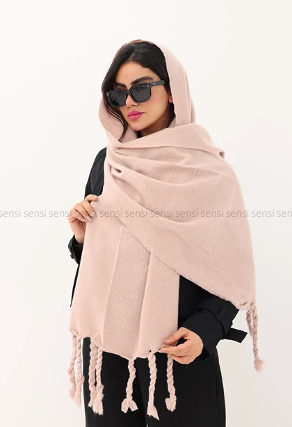 شال بافت پشمی رنگی کد1005164