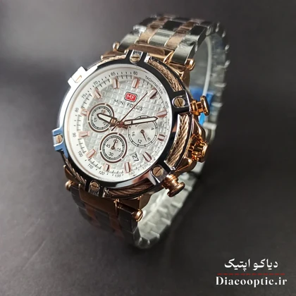 ساعت مچی مردانه اورجینال موتور ژاپنی برند مینی فوکوس سه موتور مدل Mf0470G.02