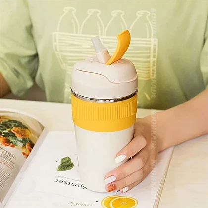 تراول ماگ 480ML دور سیلیکونی AHHUAT