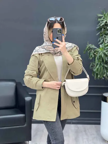 مانتو لینن سر شانه ژیله
