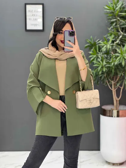 مانتو مازراتی آستین مثلثی