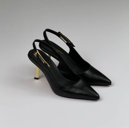 کفش پاشنه‌دار پشت‌باز YSL