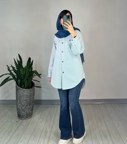 مانتو مداد رنگی پسته(پیش فروش)