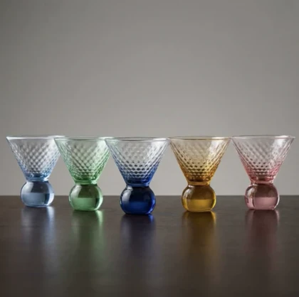 دسر خوری پایه دار طرح دار برفی