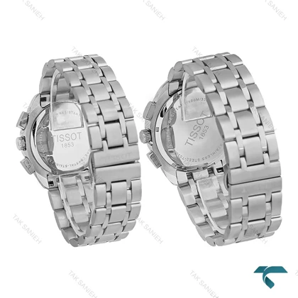 ست ساعت تیسوت 1853 فول استیل سه موتوره Tissot-8282-S
