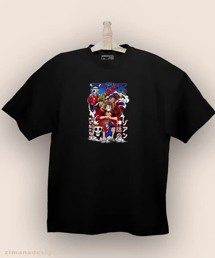 تیشرت لش مردانه و زنانه طرح وان پیس کد910