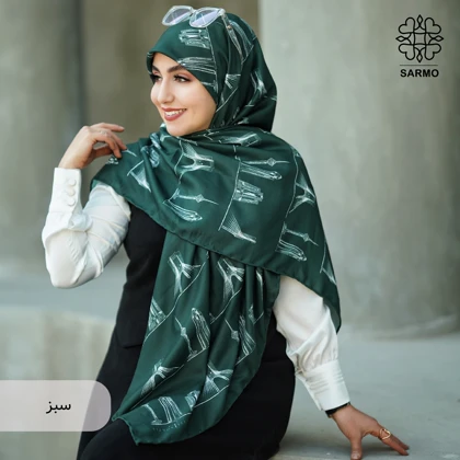 روسری نخ پنبه آریا