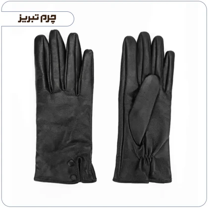 دستکش چرم طبیعی زنانه مدل B827