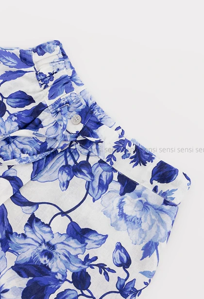 ست تاپ شلوارک طرح دار کد1005306