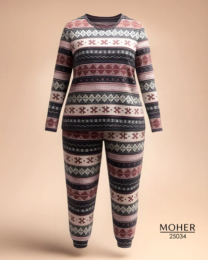 ست بلوز و شلوار راحتی سایز بزرگ