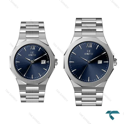 ست Enzo کلاسیک EC-608AVS فول استیل صفحه سرمه ای Enzo-8078-S