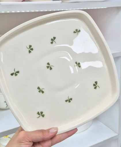 ست چای خوری دو نفره سینی مربع طرح گیشنیز
