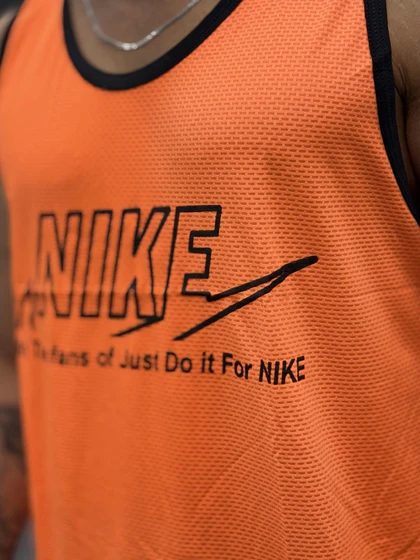 ست بسکتبالی نایک (Nike Just Do It) پارچه فلامنت طرح آجری (8 رنگ)