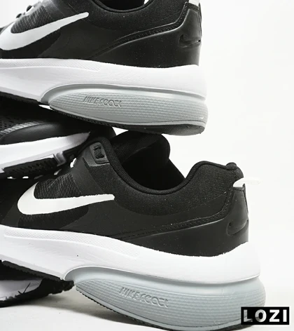 کفش کتانی بزرگ پا مشکی سفید NIKE zoom