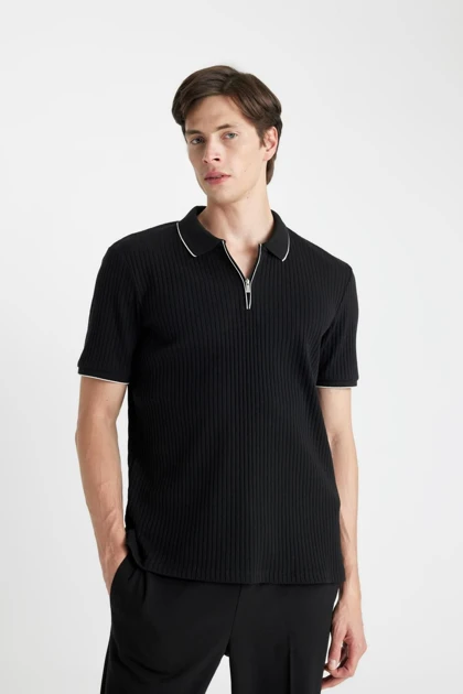 تیشرت یقه پولو مردانه اورجینال دیفکتو defacto