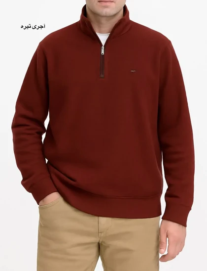 پلیور دورس مردانه جلو زیپ پیمان 1