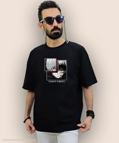 تیشرت لش مردانه و زنانه طرح توکیو غول شخصیت کانکی کد 954
