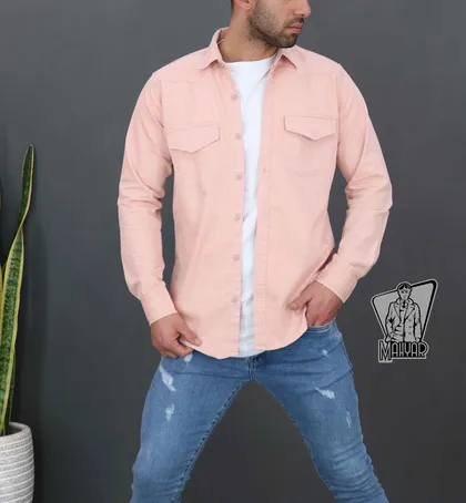 پیراهن مردانه کتان BERSHKA