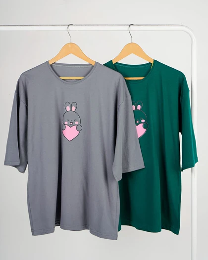 تیشرت باکسیheart | هیبا