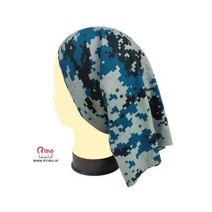 اسکارف حوله ای زمستانی طرح دیجیتالی