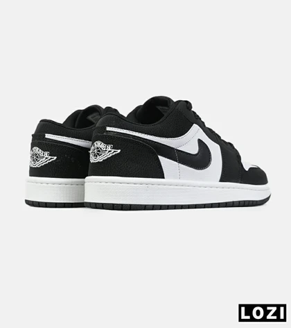 کفش کتانی مردانه و زنانه مشکی سفید 1 NIKE AIR JORDAN مدل 8462