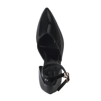 پاشنه مجلسی YSL مشکی ورنی کد 2156