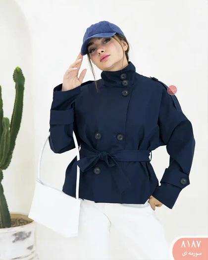 ترنج کت یقه ایستاده 8187