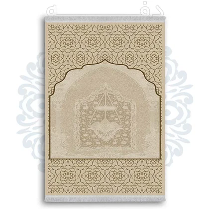 فرشینه از جنس پارچه هازان مخمل ترک طرح سجاده برند دفه کد DSJ 41