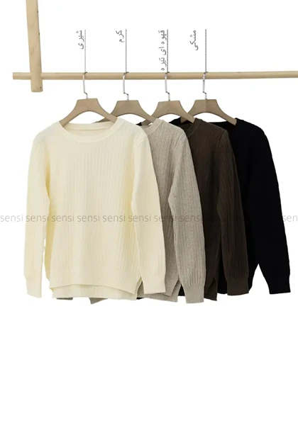 بافت راه راه گندمی وارداتی کد1004590