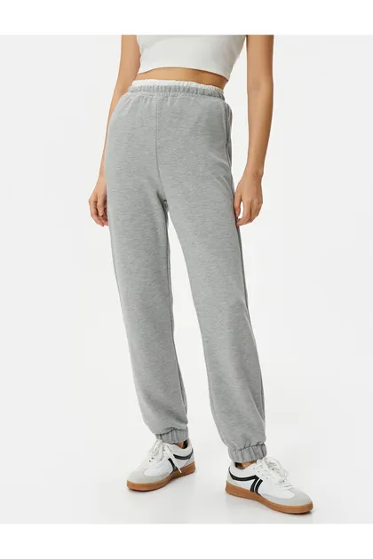 شلوار ورزشی Jogger با دو جیب لاستیکی روی کمر 4SAK40048EK