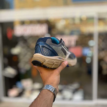 کتانی میزونو طوسی سرمه ای بزرگپا کد 6788