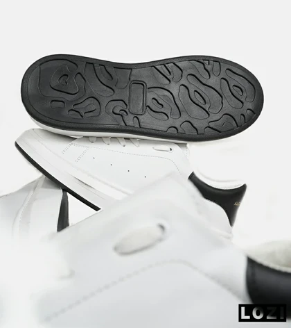 کفش کتانی مردانه کژوال سفید Alexander McQueen مدل 6609