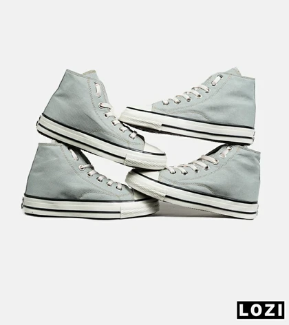 کفش کتانی ساق‌دار مردانه و زنانه سبز All STAR مدل 7086